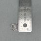 14K White Gold Diamond "K" Pendant; 0.10CTW; 1.9g