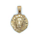 14K Yellow Gold Lion Head Pendant; 1.3DWT; 2g