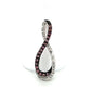 10K White Gold Diamond Infinity Pendant; 0.10CTW; 1.8g