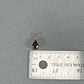 14K Yellow Gold Garnet Pendant; 1.0g