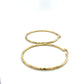 10K Yellow Gold Hoop Earrings; 1.9DWT; 3g