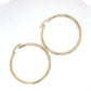 10K Yellow Gold Hoop Earrings; 1.9DWT; 3g