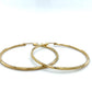 10K Yellow Gold Hoop Earrings; 1.9DWT; 3g