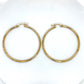 10K Yellow Gold Hoop Earrings; 1.9DWT; 3g