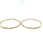 10K Yellow Gold Hoop Earrings; 1.9DWT; 3g
