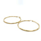 10K Yellow Gold Hoop Earrings; 1.9DWT; 3g