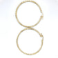 10K Yellow Gold Hoop Earrings; 1.9DWT; 3g