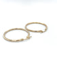 10K Yellow Gold Hoop Earrings; 1.4DWT; 2.2g
