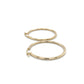 10K Yellow Gold Hoop Earrings; 1.4DWT; 2.2g