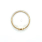 14K Yellow Gold Horseshoe Lady's Fashion Ring; 0.7DWT; Size 7