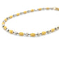 14K Two-Tone 7.5" Gold Bracelet; 2.2DWT; 3.5g