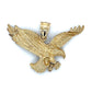 10K Yellow Gold Eagle Pendant; 2.5DWT; 4g