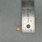 14K Yellow Gold Star of David Pendant; 0.3DWT; 0.4g