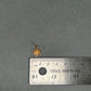 14K Yellow Gold Star of David Pendant; 0.3DWT; 0.4g