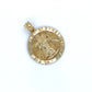 10K Yellow Gold Saint Christopher Pendant; 1.9DWT; 3g