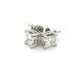 18K White Gold Diamond Stud Earrings; 0.75CTW