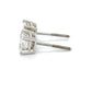 18K White Gold Diamond Stud Earrings; 0.75CTW