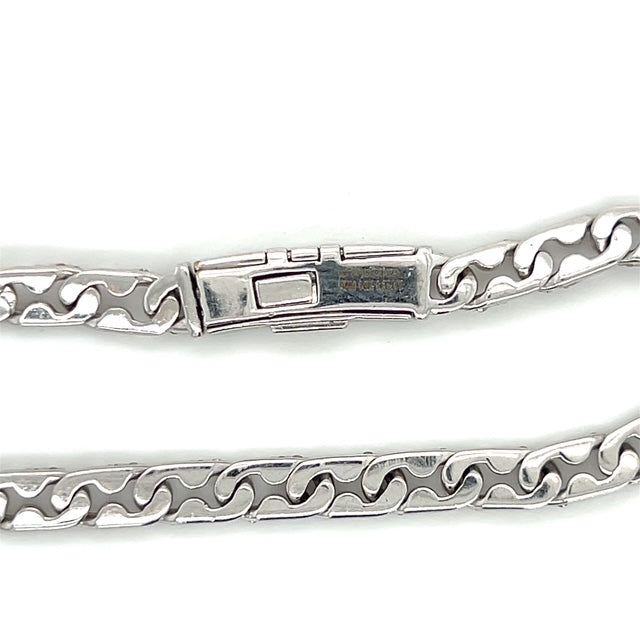 14K White Gold Diamond 7" Bracelet; 7DWT; 1.32CTW; 10.9g