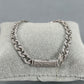 14K White Gold Diamond 7" Bracelet; 7DWT; 1.32CTW; 10.9g