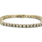 14K Yellow Gold Diamond 7.2" Bracelet; 2.75CTW; 12.6g