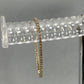 14K Yellow Gold Diamond 7.2" Bracelet; 2.75CTW; 12.6g
