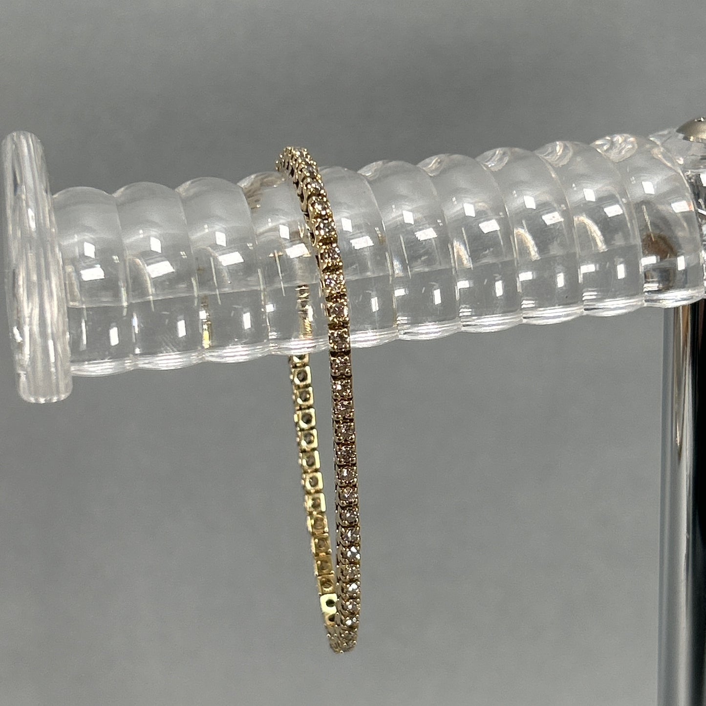 14K Yellow Gold Diamond 7.2" Bracelet; 2.75CTW; 12.6g