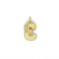14K Yellow Gold "3" Pendant; 0.3g; 0.2DWT