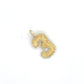 14K Yellow Gold "3" Pendant; 0.3g; 0.2DWT
