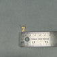 14K Yellow Gold "3" Pendant; 0.3g; 0.2DWT