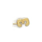 14K Yellow Gold "3" Pendant; 0.3g; 0.2DWT