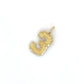 14K Yellow Gold "3" Pendant; 0.3g; 0.2DWT