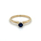 14K White Gold Sapphire Lady's Fashion Ring; 1.1DWT, Size 6