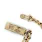 10K Yellow Gold Diamond 9" Cuban Bracelet; 0.75CTW; 35.6g
