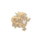 14K Yellow Gold Dragon Pendant: 1.3DWT; 2g