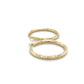 14K Yellow Gold Hoop Earrings; 2.0DWT; 3.1g