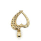 10K Yellow Gold Heart Pendant; 1.9DWT; 3g