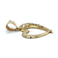 10K Yellow Gold Heart Pendant; 1.9DWT; 3g