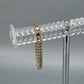 10K Two-Tone Gold 9" Cuban Bracelet; 12.2DWT; 19g