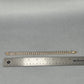 10K Two-Tone Gold 9" Cuban Bracelet; 12.2DWT; 19g
