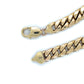 10K Two-Tone Gold 9" Cuban Bracelet; 12.2DWT; 19g