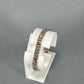 14K Two-Tone Gold Diamond Bracelet; 7.5"; 3.0CTW