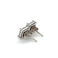 14K White Gold Diamond Earrings; 0.50CTW; 2.0g