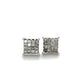 14K White Gold Diamond Earrings; 0.50CTW; 2.0g