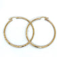 10K Yellow Gold Hoop Earrings; 1.9DWT; 2.9g