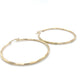 10K Yellow Gold Hoop Earrings; 1.9DWT; 2.9g