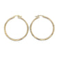 10K Yellow Gold Hoop Earrings; 1.5DWT; 2.4g
