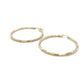 10K Yellow Gold Hoop Earrings; 1.5DWT; 2.4g
