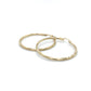 10K Yellow Gold Hoop Earrings; 1.5DWT; 2.4g