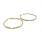 10K Yellow Gold Hoop Earrings; 1.5DWT; 2.4g
