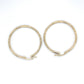 10K Yellow Gold Hoop Earrings; 1.5DWT; 2.4g